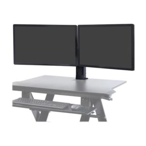 Alternative view of WorkFit Dual Monitor Kit Black
