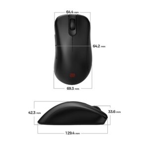 ZOWIE EC1-DW ratón Juego mano derecha USB tipo A Óptico 3200 DPI