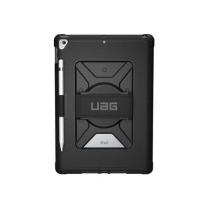 Alternative view of iPad 10.2 Metropolis w Handstrap Black