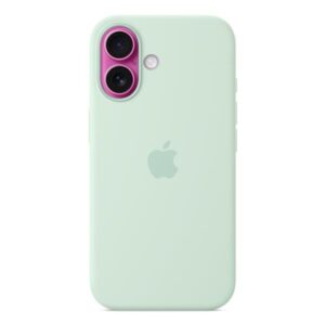 FUNDA IPHONEá16 APPLE SILICONA AQUAMARINE MAGSAFE