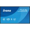 iiyama LH4364UHS-B1AG pantalla de señalización Pantalla plana para señalización digital 109,2 cm (43") LED Wifi 500 cd / m² 4K Ultra HD Negro Android 24/7