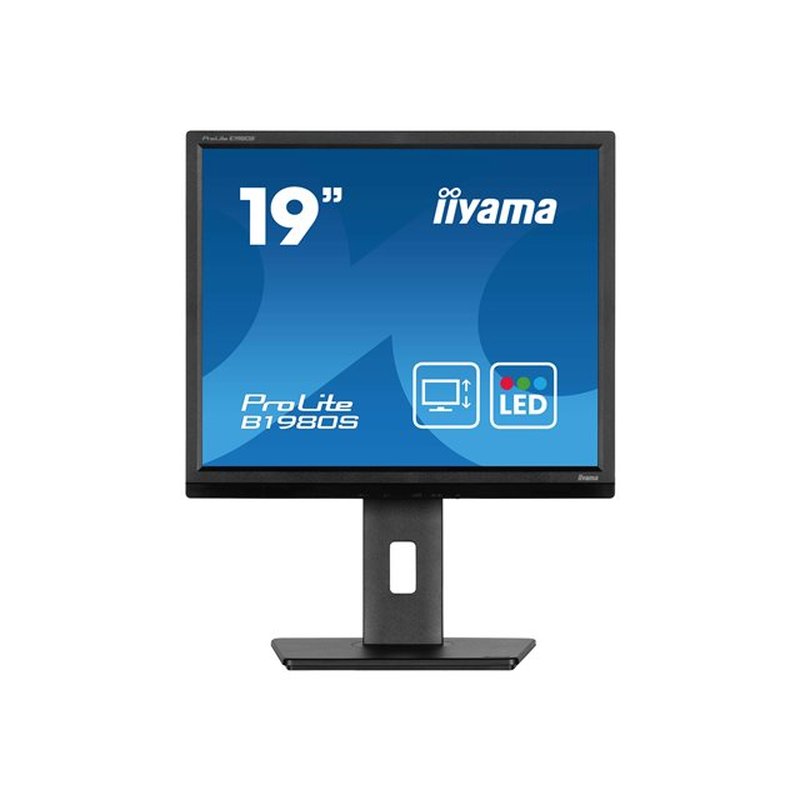 iiyama ProLite B1980S-B1 pantalla para PC 48,3 cm (19") 1280 x 1024 Pixeles VGA LED Negro