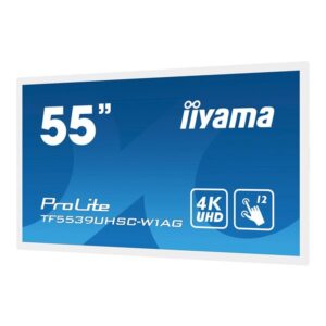 iiyama ProLite TF5539UHSC-W1AG pantalla para PC 139,7 cm (55") 3840 x 2160 Pixeles 4K Ultra HD LED Pantalla táctil Multi-usuario Blanco