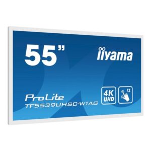 iiyama ProLite TF5539UHSC-W1AG pantalla para PC 139,7 cm (55") 3840 x 2160 Pixeles 4K Ultra HD LED Pantalla táctil Multi-usuario Blanco