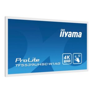 iiyama ProLite TF5539UHSC-W1AG pantalla para PC 139,7 cm (55") 3840 x 2160 Pixeles 4K Ultra HD LED Pantalla táctil Multi-usuario Blanco