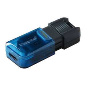 Kingston Technology DataTraveler 80 M unidad flash USB 128 GB USB Tipo C 3.2 Gen 1 (3.1 Gen 1) Negro, Azul Kingston Technology DataTraveler 80 M unidad flash USB 128 GB USB Tipo C 3.2 Gen 1 (3.1 Gen 1) Negro, Azul