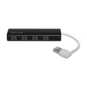 4-PORT travel USB 2.0 hub ultra slim