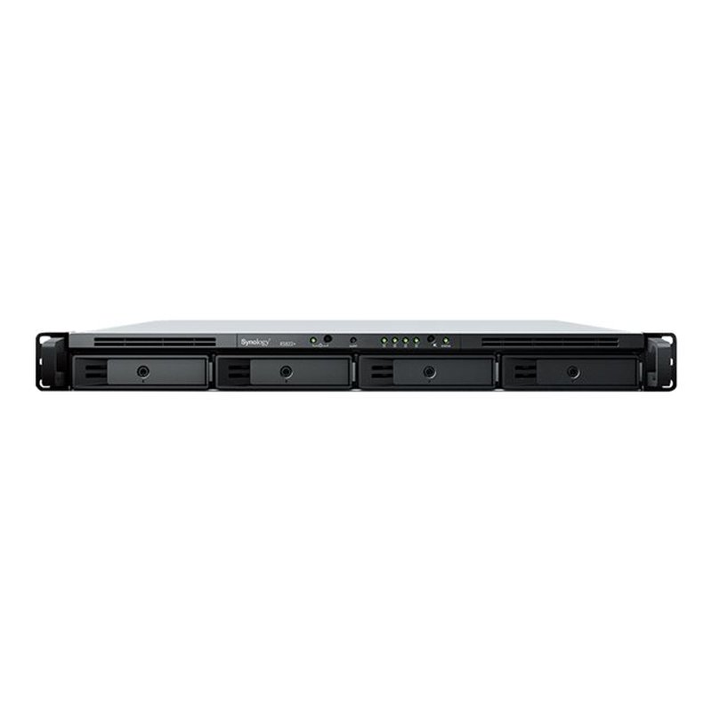 4Bay 1U Rack NAS QuadCore 2GB Ram 4x1GBe
