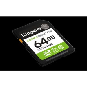 Kingston Technology 64 GB SDXC Canvas Select Plus Gen3 100 MB/s C10 UHS-I U1 V10