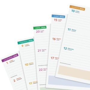 Alternative view of AGENDA ESCOLAR 2025-2026 CURSO COSMO 4º 155X212  1DIA PAGINA IRIS+ FINOCAM 537070326