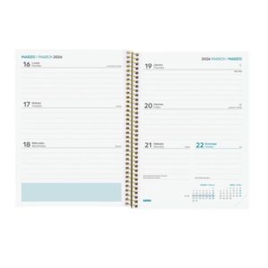 Alternative view of AGENDA ESCOLAR 2025-2026 SECUNDARIA 4º 155X212 SEMANA VISTA HORIZONTAL TROPICAL+ FINOCAM 634205026