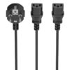 AISENS Cable Alimentacion CPU, CEE7/M-2xC13/H, Negro, 1.8M AISENS Cable Alimentacion CPU, CEE7/M-2xC13/H, Negro, 1.8M