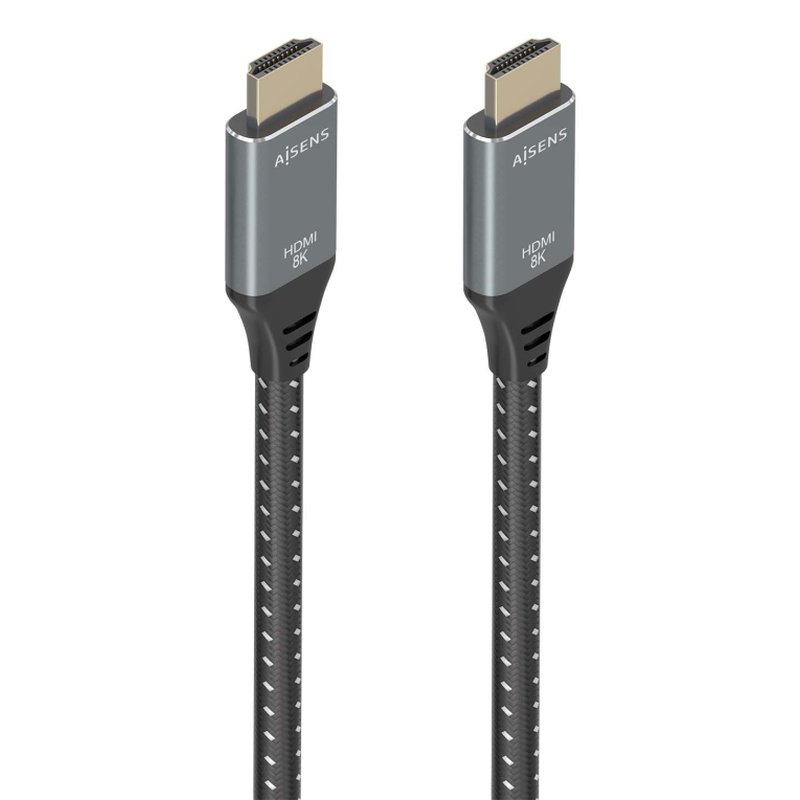 AISENS Cable HDMI V2.1 ultra alta velocidad / HEC 8K@60Hz 48Gbps, A/M-A/M, Gris/Negro, 10m AISENS Cable HDMI V2.1 ultra alta velocidad / HEC 8K@60Hz 48Gbps, A/M-A/M, Gris/Negro, 10m