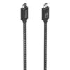 AISENS Cable USB4 Gen3x2 Aluminio 40Gbps 8K@60Hz 5A 48V 240W E-Mark, Tipo USB-C/M-USB-C/M, Negro, 1.5m AISENS Cable USB4 Gen3x2 Aluminio 40Gbps 8K@60Hz 5A 48V 240W E-Mark, Tipo USB-C/M-USB-C/M, Negro, 1.5m