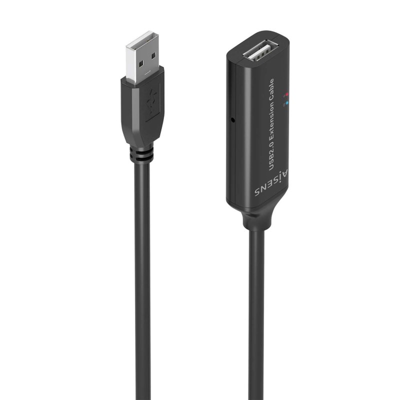AISENS Cable USB 2.0 Prolongador con Amplificador, Tipo A/M-A/H, Negro, 10m AISENS Cable USB 2.0 Prolongador con Amplificador, Tipo A/M-A/H, Negro, 10m