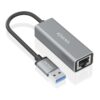 AISENS Conversor USB 3.0 a ethernet Gigabit 10/100/1000 Mbps, Gris, 15cm AISENS Conversor USB 3.0 a ethernet Gigabit 10/100/1000 Mbps, Gris, 15cm