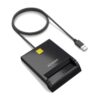 AISENS Lector de Tarjeta Inteligente DNI USB-C, Negro AISENS Lector de Tarjeta Inteligente DNI USB-C, Negro
