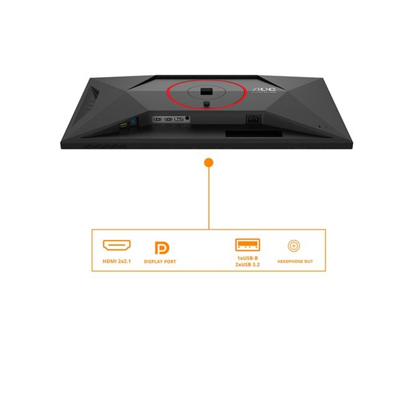 AOC G4 U27G4R pantalla para PC 68,6 cm (27") 3840 x 2160 Pixeles Quad HD LED Negro, Rojo - Imagen 14