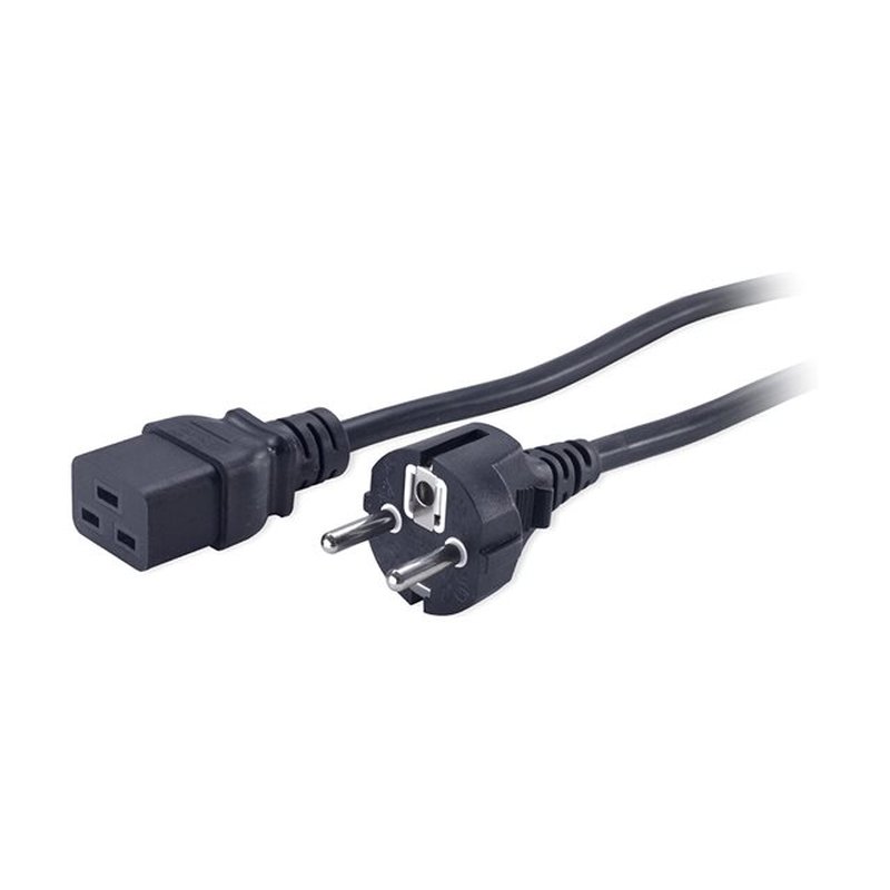 APC AP9875 cable de transmisión Negro 2,5 m C19 acoplador CEE7/7