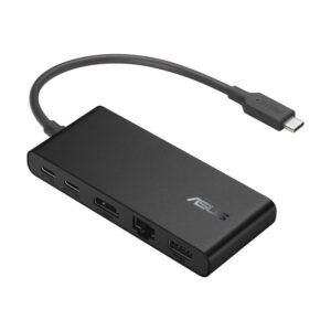 ASUS Dock 4K Alámbrico USB 3.2 Gen 2 (3.1 Gen 2) Type-C Negro