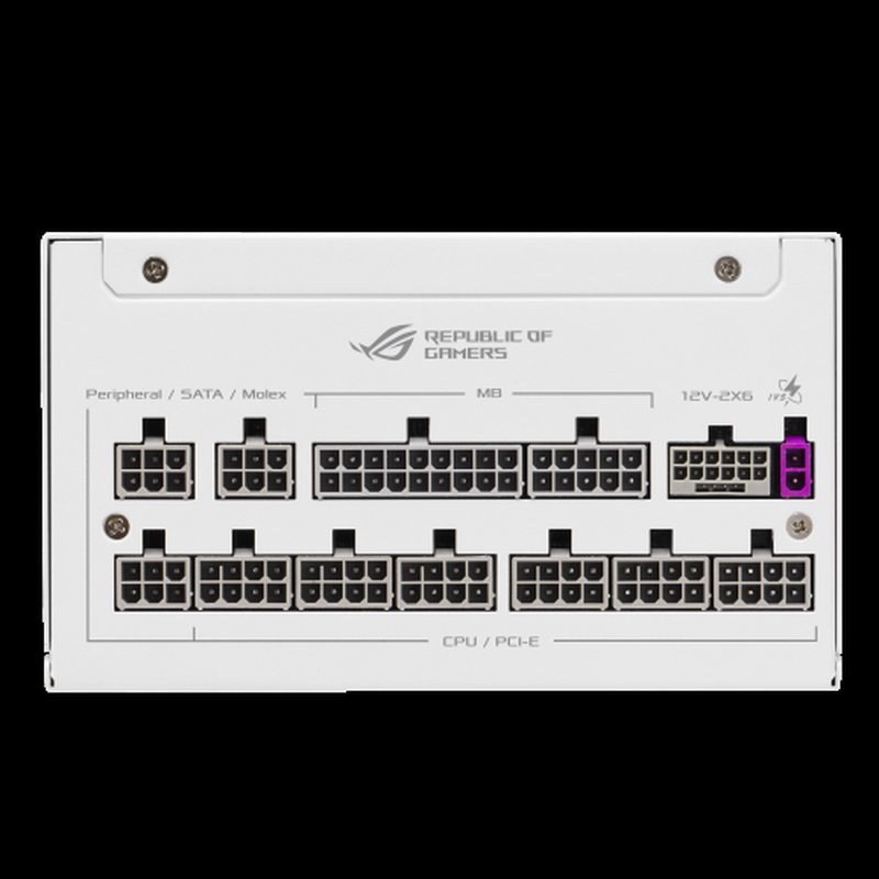 ASUS ROG -STRIX-1000P-GAMING-WHITE unidad de fuente de alimentación 1000 W 20+4 pin ATX ATX Blanco - Imagen 4