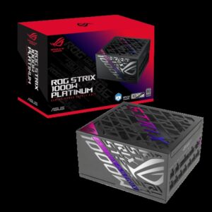 ASUS ROG STRIX-1000P-GAMING unidad de fuente de alimentación 1000 W 20+4 pin ATX ATX Negro, Plata