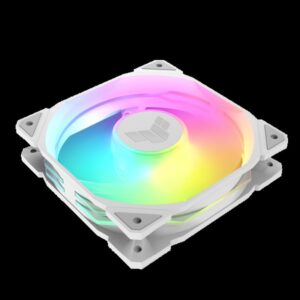 ASUS TUF GAMING TR120 ARGB 3IN1 White Carcasa del ordenador Refrigerador de aire 12 cm Blanco