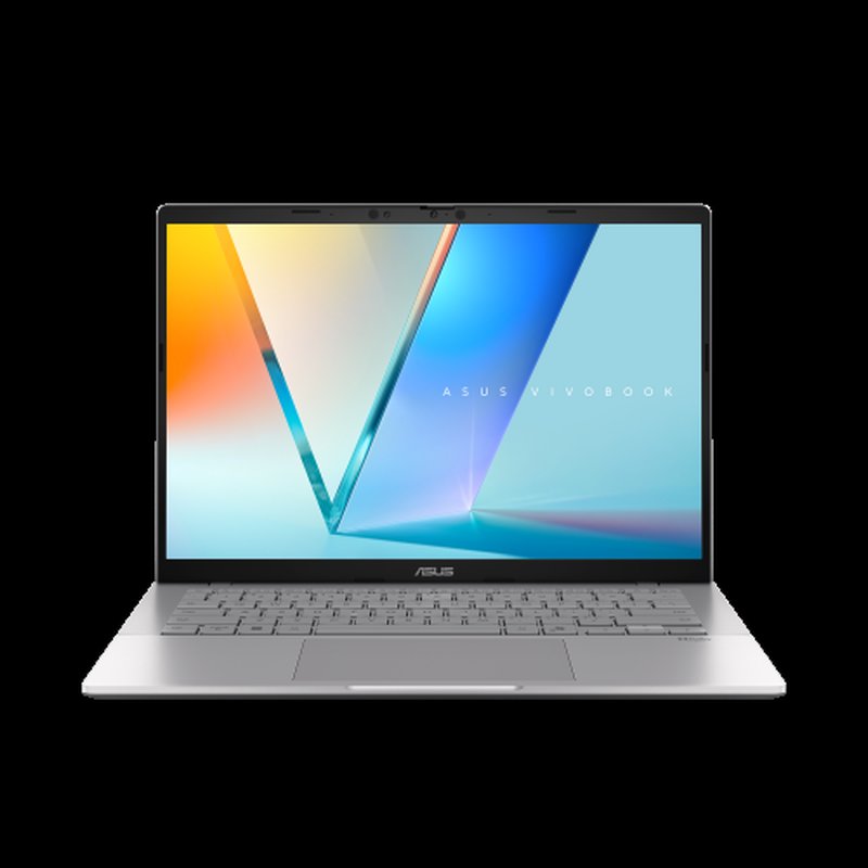 ASUS Vivobook S 14 S3407QA-KP015W - Ordenador Portátil 14" WQXGA (Qualcomm Snapdragon X (X1-26-100), 16GB RAM, 1TB SSD, Qualcomm Adreno GPU, Windows 11 Home) Plata Fría - Teclado QWERTY español