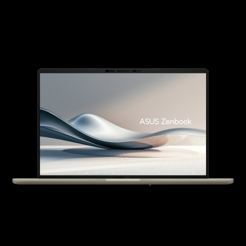ASUS Zenbook A14 OLED UX3407QA-QD283W Copilot+ PC - Ordenador Portátil 14" WUXGA (Qualcomm Snapdragon X (X1-26-100), 32GB RAM, 1TB SSD, Adreno GPU, Windows 11 Home) Beige Zabriskie - Teclado QWERTY español - Imagen 7