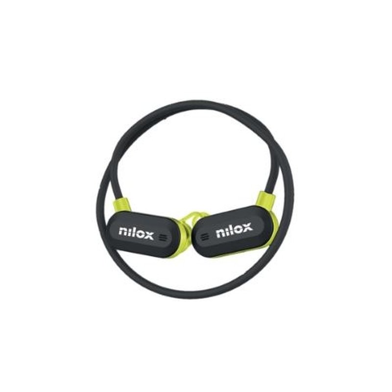 AURICULAR IN-EAR + MIC NILOX AIRTUNES SPORT BLUETOOTH BLACK / GREEN AURICULAR IN-EAR + MIC NILOX AIRTUNES SPORT BLUETOOTH BLACK / GREEN