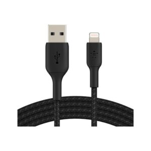 Belkin CAA002BT3MBK cable de conector Lightning 3 m Negro