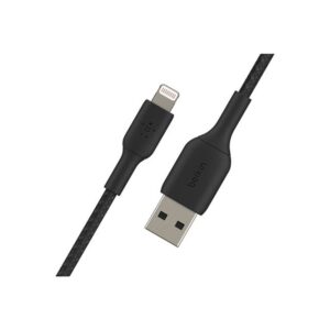 Belkin CAA002BT3MBK cable de conector Lightning 3 m Negro