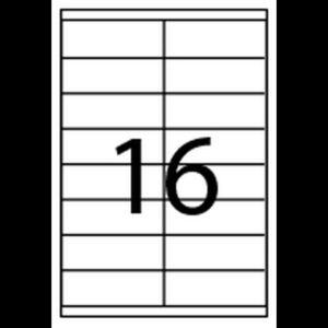 CAJA 100 HOJAS ETIQUETAS ADHESIVAS ILC BLANCA 105X35 FABRISA 15312 CAJA 100 HOJAS ETIQUETAS ADHESIVAS ILC BLANCA 105X35 FABRISA 15312