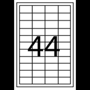 Alternative view of CAJA 100 HOJAS ETIQUETAS ADHESIVAS ILC BLANCA 48,5X25,4 FABRISA 15294