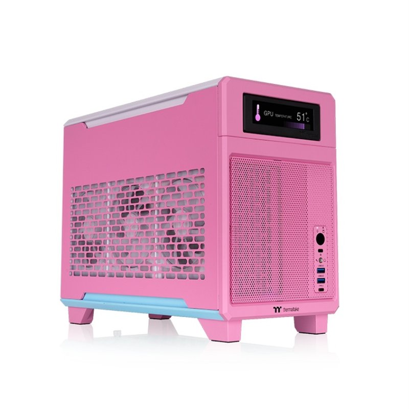 CAJA MICRO ATX THERMALTAKE TR100 USB 3.2 C X 1 USB 3.0 X 2 SN FUENTE BUBBLE PINK CAJA MICRO ATX THERMALTAKE TR100 USB 3.2 C X 1 USB 3.0 X 2 SN FUENTE BUBBLE PINK