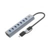 Conceptronic HUBBIES21G hub de interfaz USB 3.2 Gen 1 (3.1 Gen 1) Type-A 5000 Mbit/s Gris Conceptronic HUBBIES21G hub de interfaz USB 3.2 Gen 1 (3.1 Gen 1) Type-A 5000 Mbit/s Gris