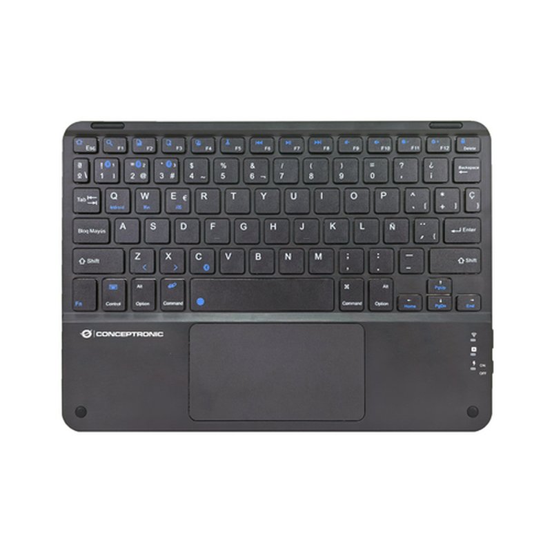 Conceptronic TOBIN01BES teclado Universal Bluetooth QWERTY Español Negro Conceptronic TOBIN01BES teclado Universal Bluetooth QWERTY Español Negro