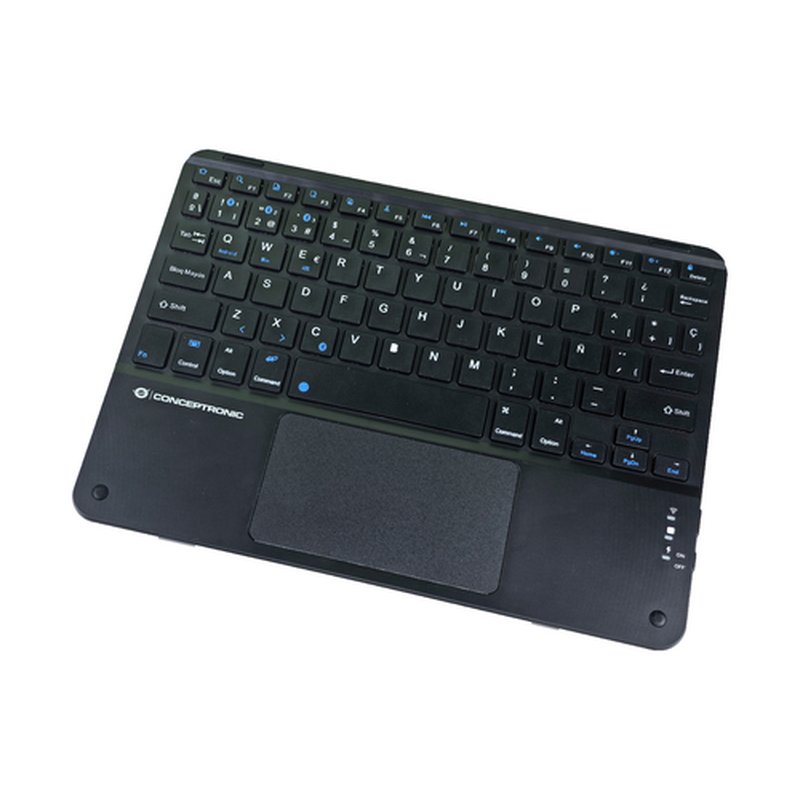 Conceptronic TOBIN01BES teclado Universal Bluetooth QWERTY Español Negro Conceptronic TOBIN01BES teclado Universal Bluetooth QWERTY Español Negro - Imagen 4