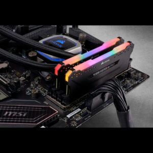 DDR4 16GB BUS 3200 CORSAIR VENGEANCE RGB PRO BLACK KIT 2X8GB