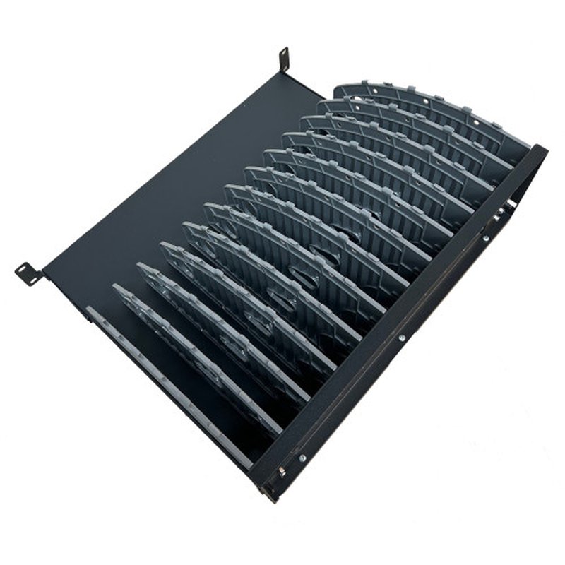 Ewent EW1721 organizador para estación de carga Acrilonitrilo butadieno estireno (ABS), Metal, Plástico Negro - Imagen 2