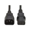 Eaton P004-02M-EU cable de transmisión Negro 2 m IEC C13 IEC C14