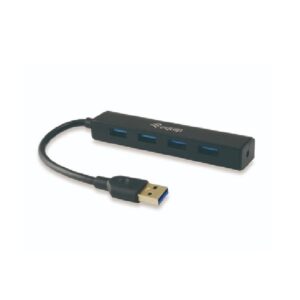 Equip 128953 hub de interfaz USB 3.2 Gen 1 (3.1 Gen 1) Type-A 5000 Mbit/s Negro