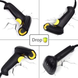 Ewent EW3410 lector de código de barras Lector de códigos de barras portátil 1D/2D LED Negro