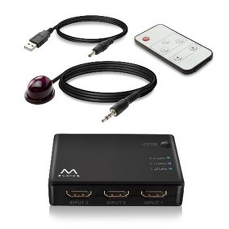 Ewent EW3730 interruptor de video HDMI Ewent EW3730 interruptor de video HDMI - Imagen 3