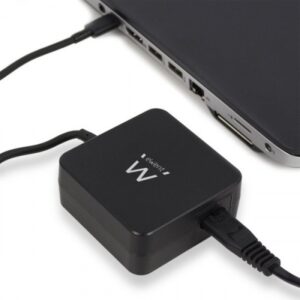 Ewent EW3980 adaptador e inversor de corriente Interior 65 W Negro