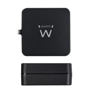 Ewent EW3980 adaptador e inversor de corriente Interior 65 W Negro