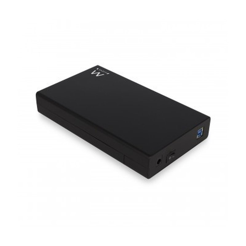 Ewent EW7056 caja para disco duro externo Caja de disco duro (HDD) Negro 3.5"