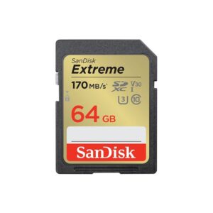Extreme 64GB SDXC 170MB/s UHS-I C10 U3
