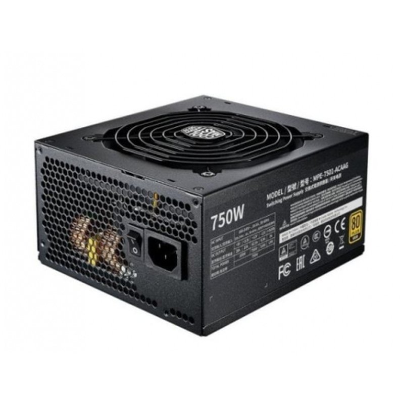 FUENTE DE ALIMENTACION ATX 750W COOLER MASTER MWE PFC ACTIVO 80+ GOLD MODULAR