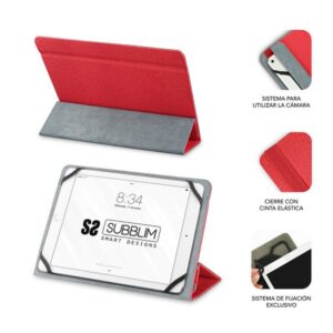 FUNDA TABLET SUBBLIM FREECAM CASE 10,1" RED FUNDA TABLET SUBBLIM FREECAM CASE 10,1" RED